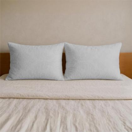 Imagem de kit 2 Travesseiro Pluma de Ganso Cervical Confortável Antialérgico Jacquard