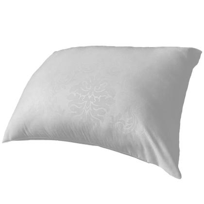 Imagem de kit 2 Travesseiro Pluma de Ganso Cervical Confortável Antialérgico Jacquard