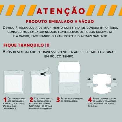 Imagem de Kit 2 Travesseiro Soft Touch Ouro Antialérgico Lavável Fibra Inteligente