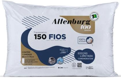 Imagem de Kit 2 Travesseiros 150 Fios Suporte Médio 50x70 Altenburg