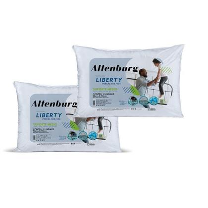 Imagem de Kit 2 Travesseiros Altenburg Liberty 50X70Cm Percal 180 Fios