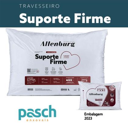 Imagem de Kit 2 Travesseiros Altenburg Suporte Firme Percal 180 Fios