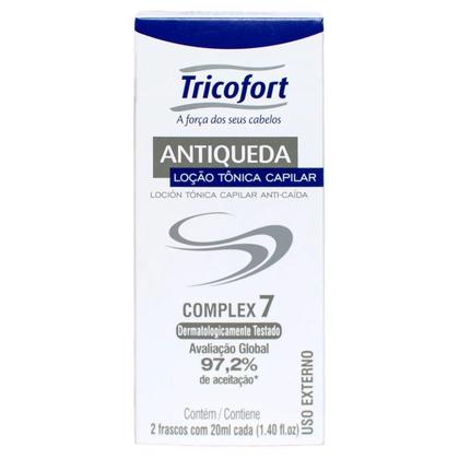 Imagem de Kit 2 Tricofort Antiqueda Loção Tônica Capilar 20ml Original!