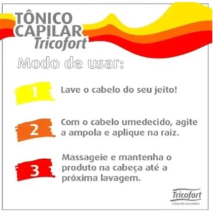 Imagem de Kit 2 Tricofort Tônico Capilar Caixa C/6 Ampolas 20ml Original!