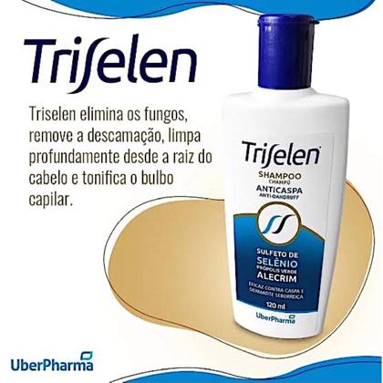 Imagem de Kit 2 Triselen Azul Shampoo Anticaspa 150ml