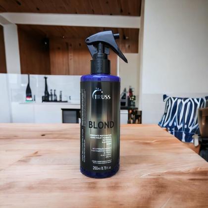 Imagem de kit 2 Truss Uso Obrigatório Blond 260ml Reconstrutor Neutralizador