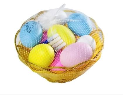 Imagem de Kit 2 un Cestinha 10 Ovos Colorir Páscoa 4 Canetinhas