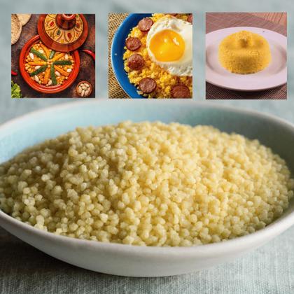 Imagem de KIT 2 UN. Cuscuz Sinhá 500Grs Tradicional Farinha de Milho Flocada Sem Glúten
