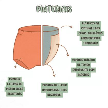 Imagem de Kit 2 Un Desfralde Antivazamento Proteção Noturna Ajustável
