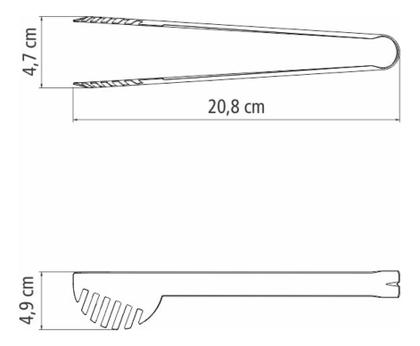 Imagem de Kit 2 Un Pegadores Multiuso Utility Tramontina Aço Inox Servir Massas Salada