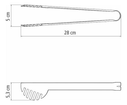 Imagem de Kit 2 Un Pegadores Multiuso Utility Tramontina Aço Inox Servir Massas Salada