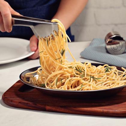 Imagem de Kit 2 Un Pegadores Multiuso Utility Tramontina Aço Inox Servir Massas Salada