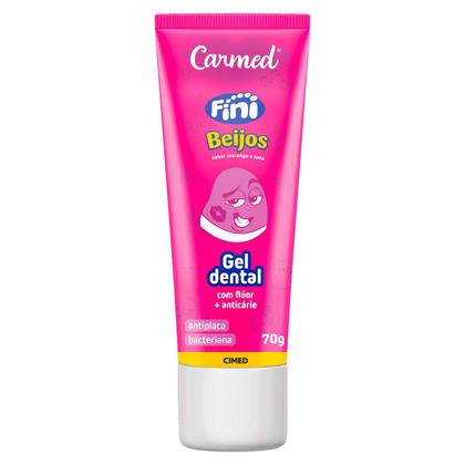 Imagem de Kit 2 und Gel Dental Carmed Fini Beijos 70g