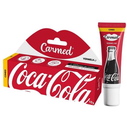 Imagem de Kit 2 Und Hidratante Labial Carmed Coca-Cola Vermelho 10g - Cimed