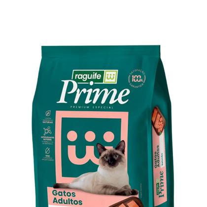 Imagem de Kit 2 Uni Raguife Prime Ração Gatos Adulto Salmão 10,1kg