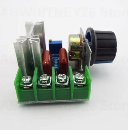 Imagem de Kit 2 Uni Regulador dimer 16a 20a 1000w bivolt exaustor potência dimmer variador