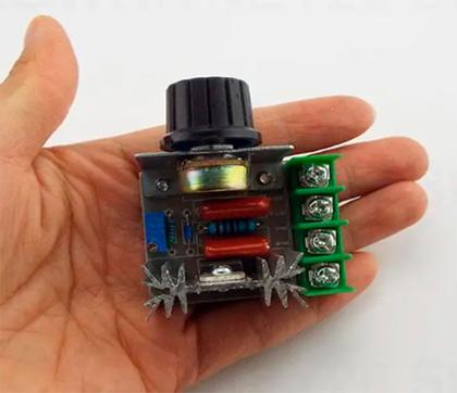 Imagem de Kit 2 Uni Regulador dimer 16a 20a 1000w bivolt exaustor potência dimmer variador