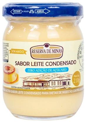 Imagem de KIT 2 UNID. DOCE DE LEITE CONDENSADO DIET 210g ZERO AÇUCAR DIET RESERVA DE MINAS