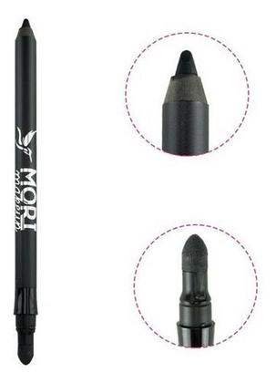Imagem de Kit 2 Unid. Lápis Delineador De Olhos Carbon Black / Preto À Prova D'água - Mori Makeup
