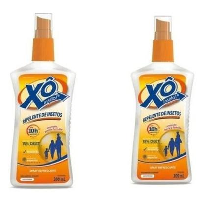 Imagem de Kit 2 unid repelente de inseto spray 200ml xô inseto