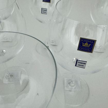 Imagem de Kit 2 Unid. Taças de Cristal Gin 600ml Bohemia Linha Anna