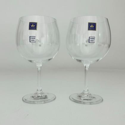 Imagem de Kit 2 Unid. Taças de Cristal Gin 600ml Bohemia Linha Anna