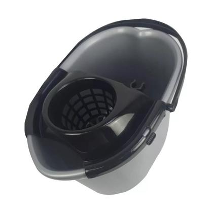 Imagem de Kit 2 Unidades BALDE ZIG ZAG 14 LITROS COM ESPREMEDOR Superpro Bettanin COD. 9230 Escorredor para Refis de Mop Esfregão