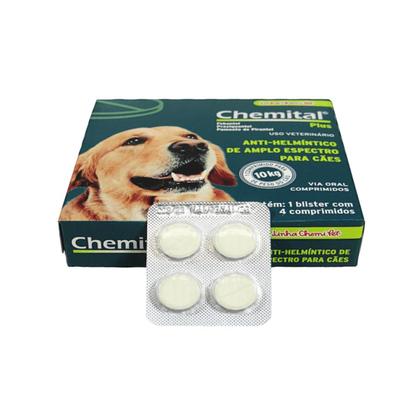 Imagem de Kit 2 unidades - chemital plus caixa com 4 comprimidos 