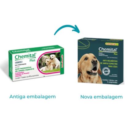 Imagem de Kit 2 unidades - chemital plus caixa com 4 comprimidos 