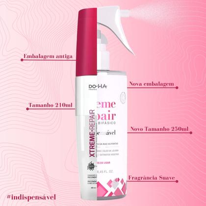 Imagem de Kit 2 Unidades DoHa Reconstrutor Leave-in Bifásico Xtreme Repair 250ml