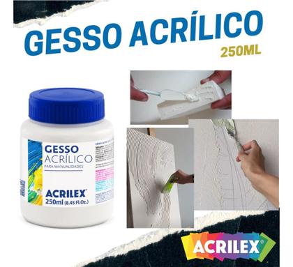 Imagem de Kit 2 Unidades Gesso Acrílico ACRILEX 250 ML sem Cor - 13325