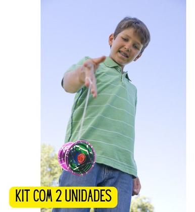 Imagem de Kit 2 Unidades Io-io Yoyo Ioio Yo-yo Ioiô Aluminio Rolamento