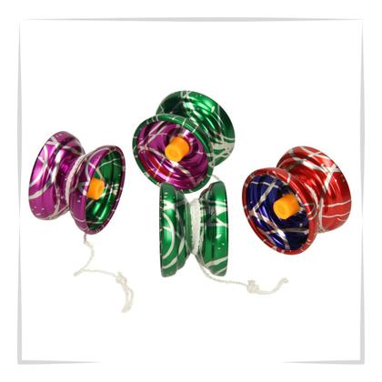Imagem de Kit 2 Unidades Io-io Yoyo Ioio Yo-yo Ioiô Aluminio Rolamento