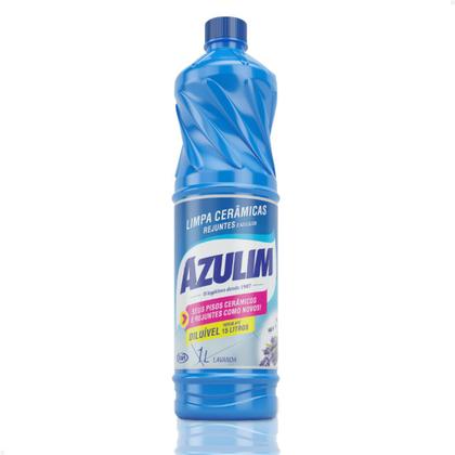 Imagem de Kit 2 Unidades Limpa Ceramicas, Azulejos e Rejuntes Azulim Lavanda 1L