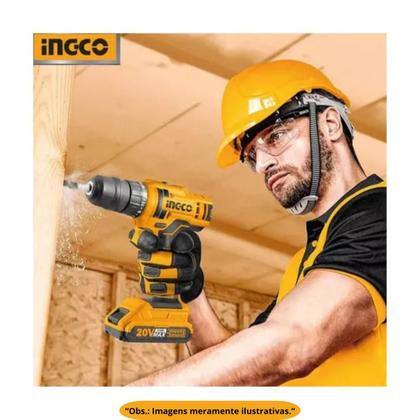 Imagem de Kit 2 unidades - parafusadeira furadeira brushless de impacto 66nm 1/2 ingco cidli20668-9
