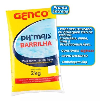 Imagem de Kit 2 Unidades - Ph Mais Elevador Barrilha 2kg Genco