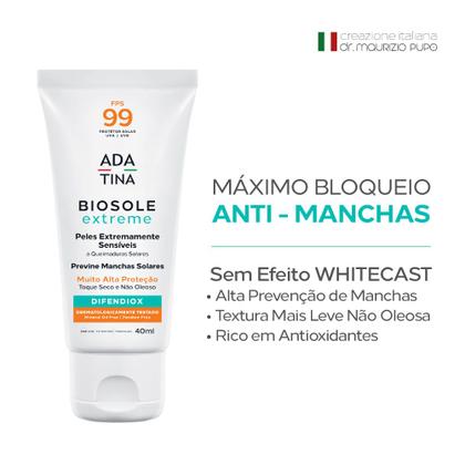 Imagem de Kit 2 Unidades Protetor Solar 12HS Bloqueio Anti-Manchas Biosole Extreme FPS 99