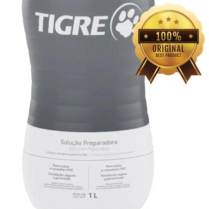 Imagem de Kit 2 Unidades Solução Limpadora Preparadora Tigre 1000ml