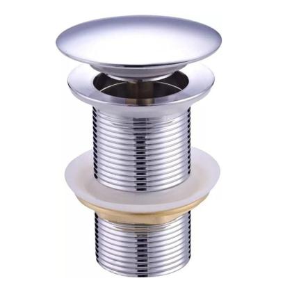 Imagem de Kit 2 Válvula Click Lavatorio 1 1/4 Metal Inox Cuba Tanque