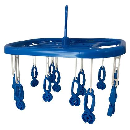 Imagem de Kit 2 Varais Roupa Intima Multiuso Calcinha Cueca Meia 12 Prendedores Cor sortida