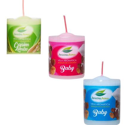 Imagem de Kit 2 Velas Aromáticas 60g Cheirinho de Aconchego