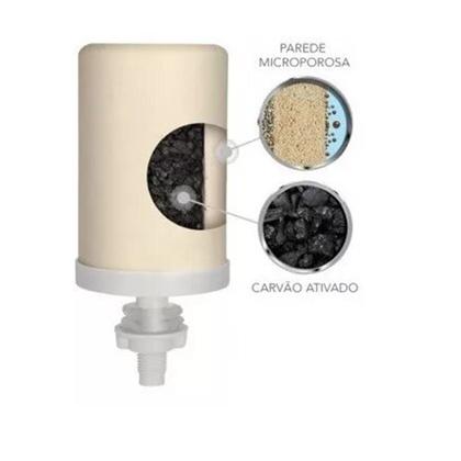 Imagem de Kit 2 Velas Para Filtro De Barro Com Carvão Ativado Oasis