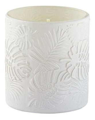 Imagem de Kit 2 Velas Perfumada Decorativa Copo Vidro Branco Aromática