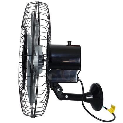 Imagem de Kit 2 Ventiladores Parede 50cm 200W Industrial Turbo Turbão 6 Pás Bivolt 110V 220V Preto Vitalex