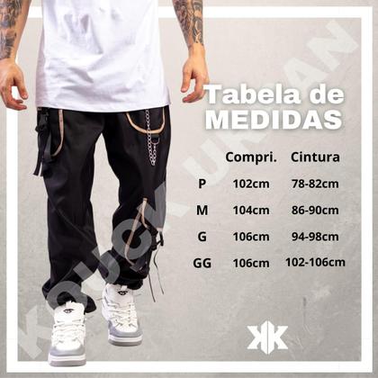 Imagem de Kit 2 Verde e Cinza Calça Cargo Jogger Unissex Estilo Gringa Coreana com Bolsos Laterais Larga Estilosa tactel