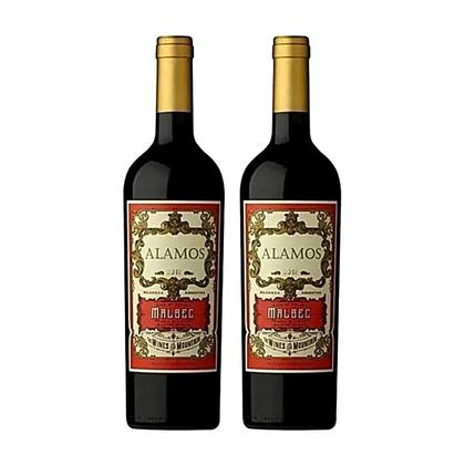 Imagem de Kit 2 Vinho Argentino Alamos Malbec 750 ML
