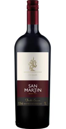 Imagem de Kit 2 Vinho San Martin Bordô Tinto Suave 1 Litro