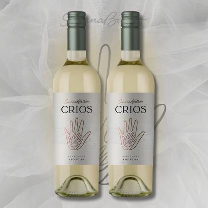 Imagem de Kit 2 Vinhos Crios Torrontés Branco Argentina 750ml
