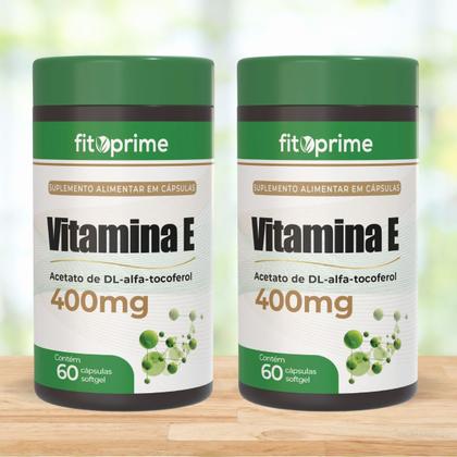 Imagem de Kit 2 Vitamina E 400mg Com 60 Cápsulas