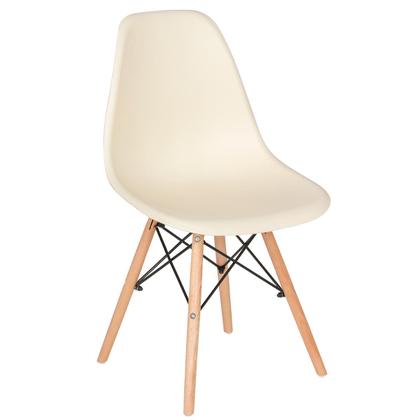 Imagem de KIT - 2 x cadeiras Charles Eames Eiffel DSW - Base de madeira clara